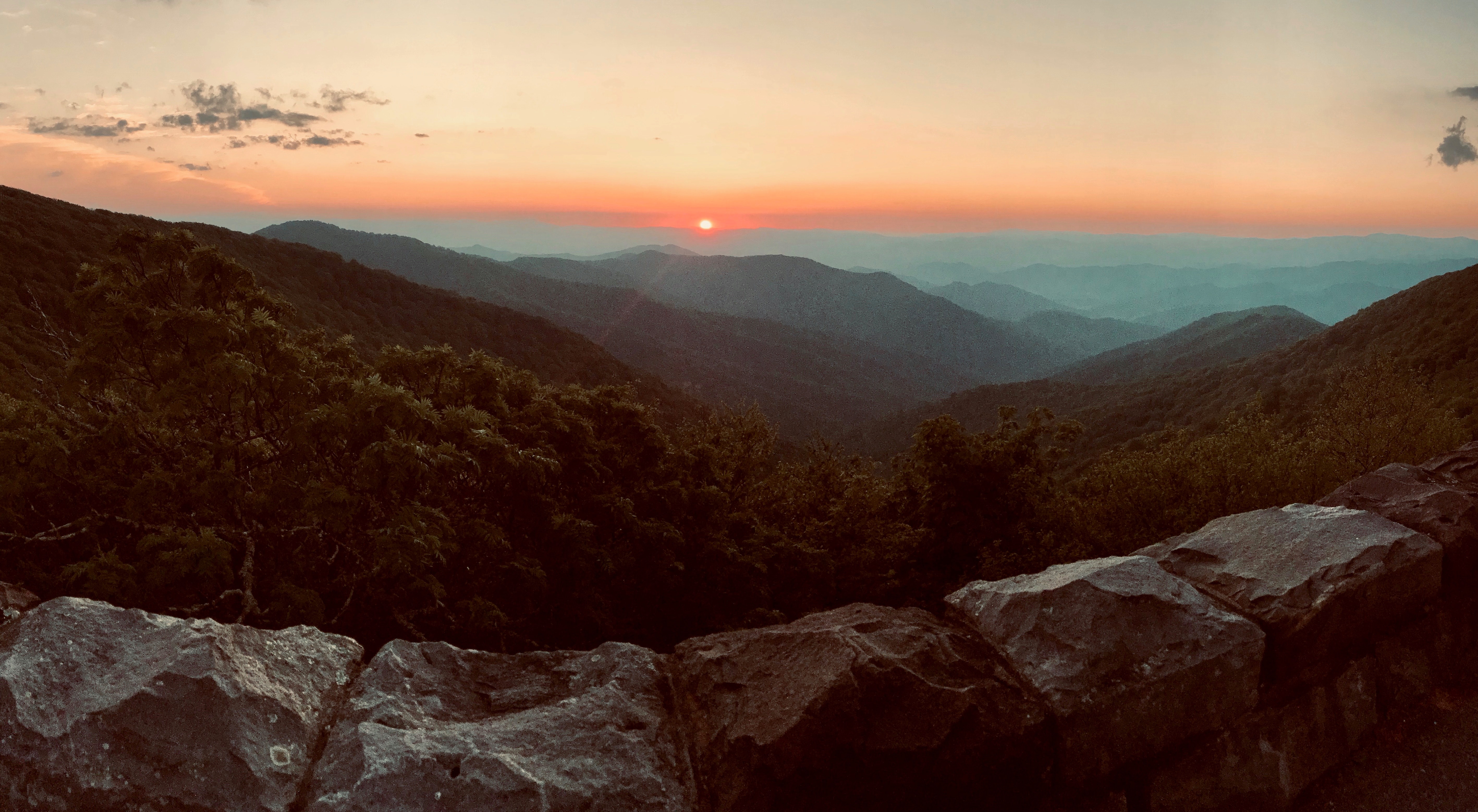 Sunset in the Shenandoah
