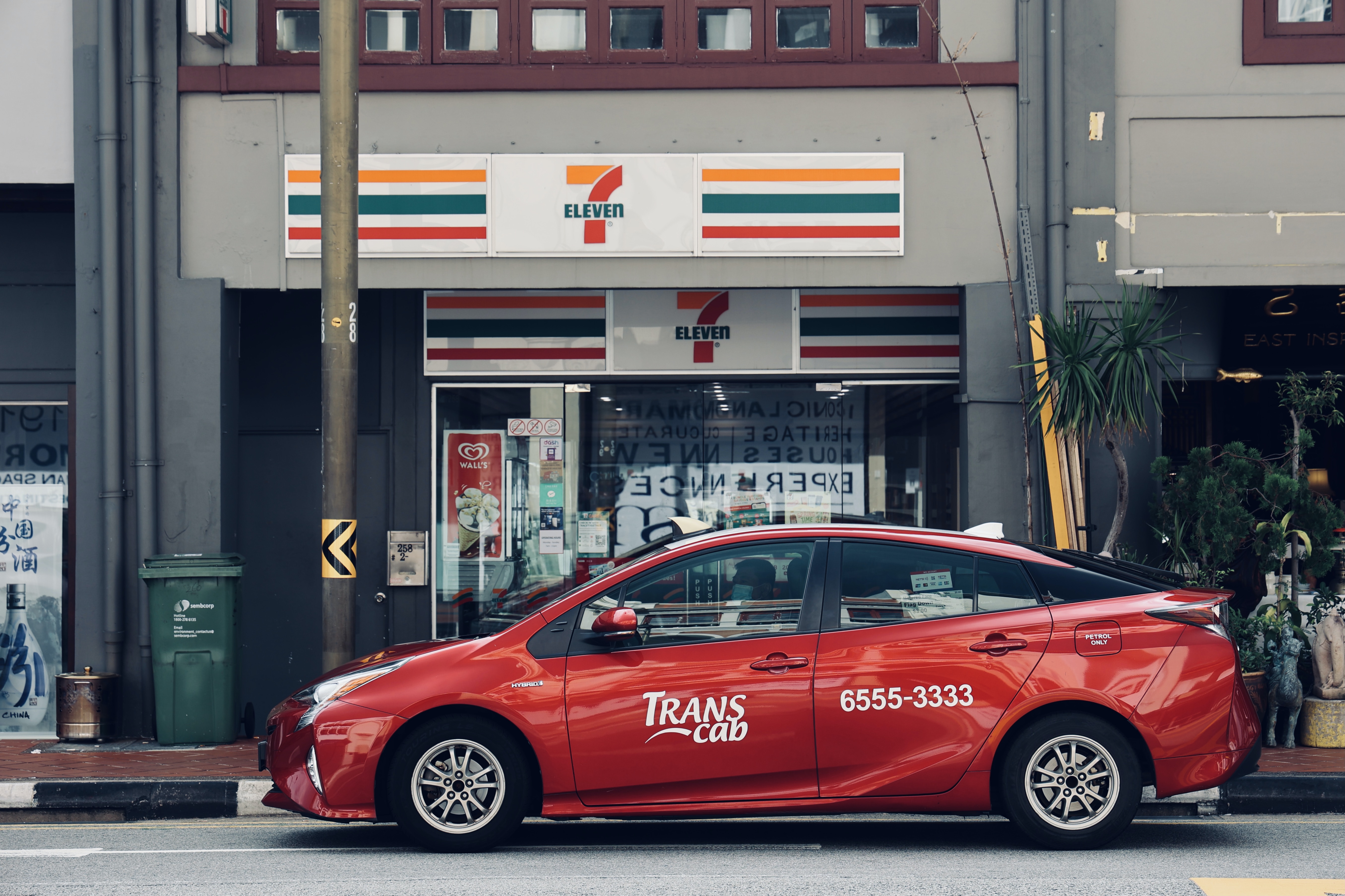Red Toyota Prius